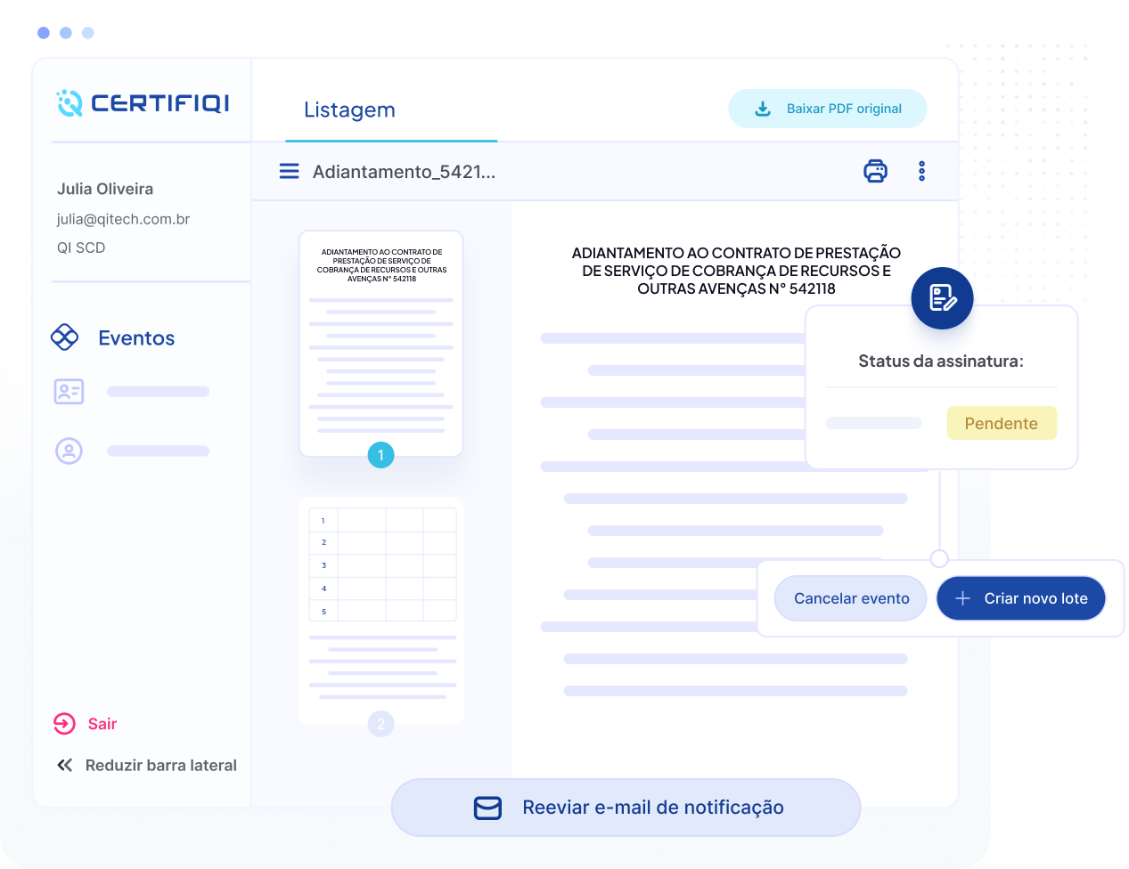 Assinatura digital de documentos
