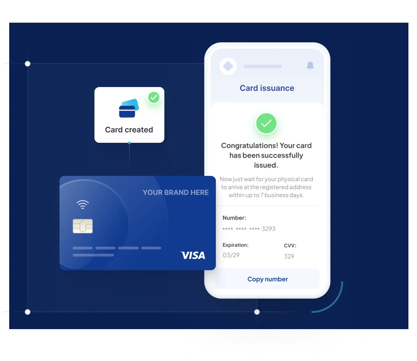 Payroll deductible credit card issuance delivery